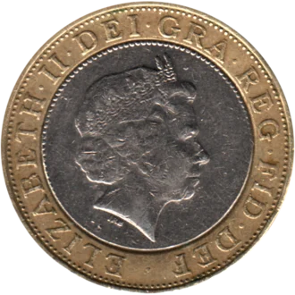 Preview 2 Pounds, 1998 obverse