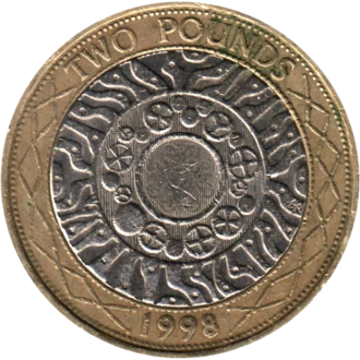 Preview 2 Pounds, 1998 reverse