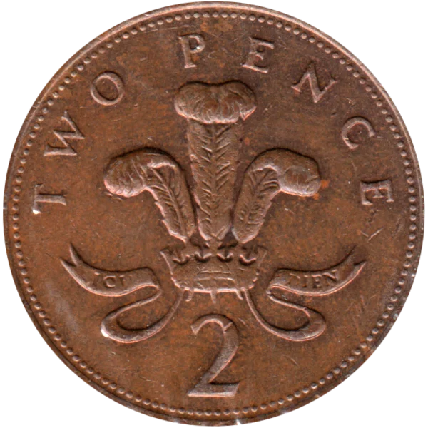 2 pence, 1998 Reverse