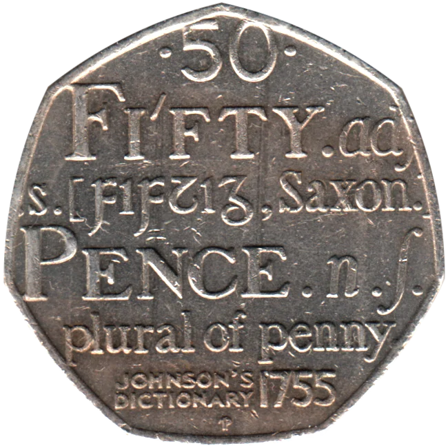 50 pence, 2005 Reverse