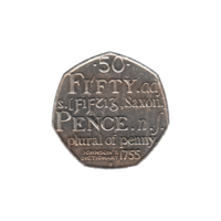 Preview 50 pence, 2005 reverse