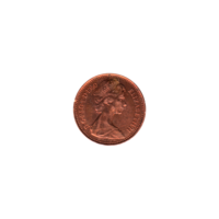 Preview ½ penny, 1980 obverse