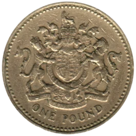 Preview 1 Pound, 1993 reverse