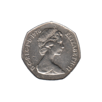 Preview 50 pence, 1978 obverse