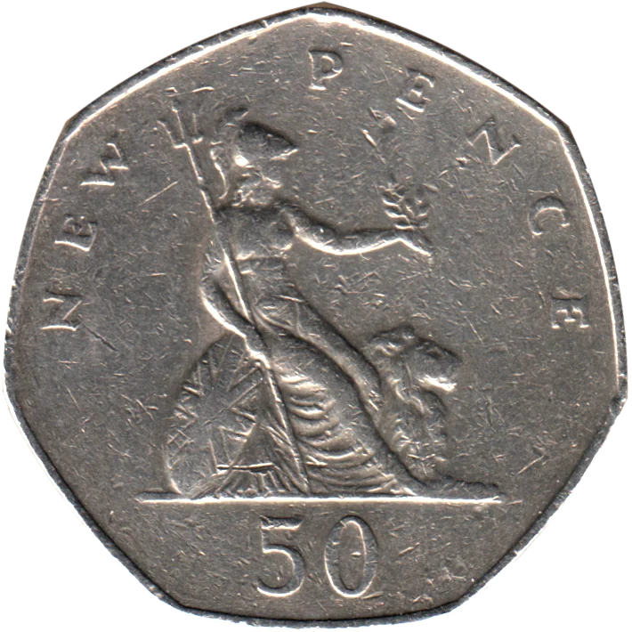 50 pence, 1978 Reverse