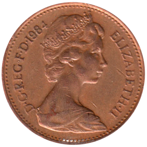 1 penny, 1984 Obverse