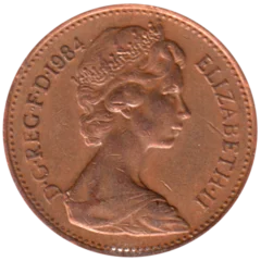 Preview 1 penny, 1984 obverse