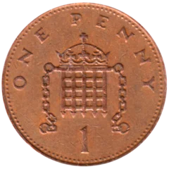 Preview 1 penny, 1984 reverse