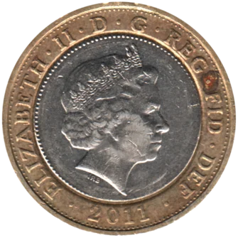Preview 2 Pounds, 2011 obverse