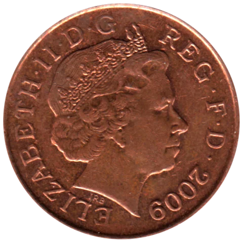 1 penny, 2009 Obverse
