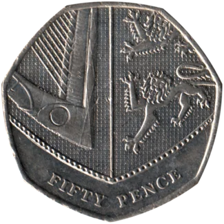 Preview 50 pence, 2014 reverse