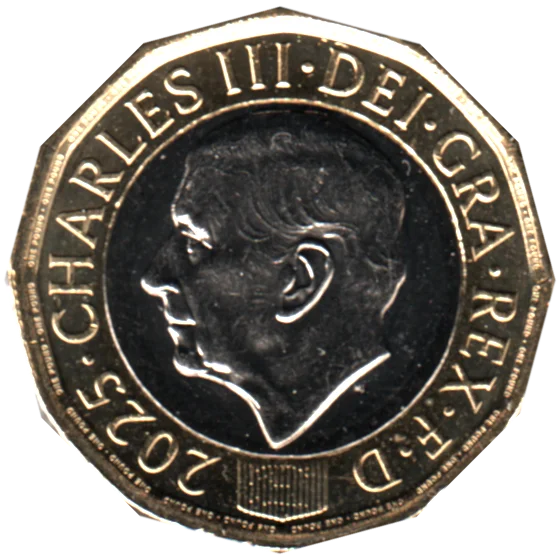 1 Pound, 2025 Obverse