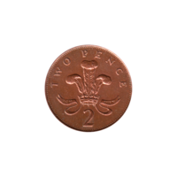 Preview 2 pence, 1992 reverse