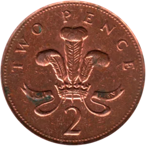 Preview 2 pence, 1999 reverse