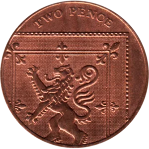 Preview 2 pence, 2012 reverse