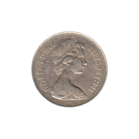 Preview 10 pence, 1968 obverse