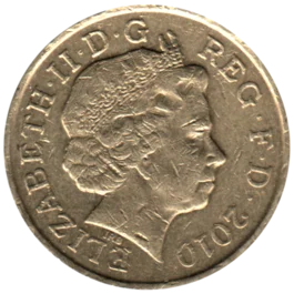 Preview 1 Pound, 2010 obverse