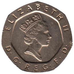 Preview 20 pence, 1993 obverse