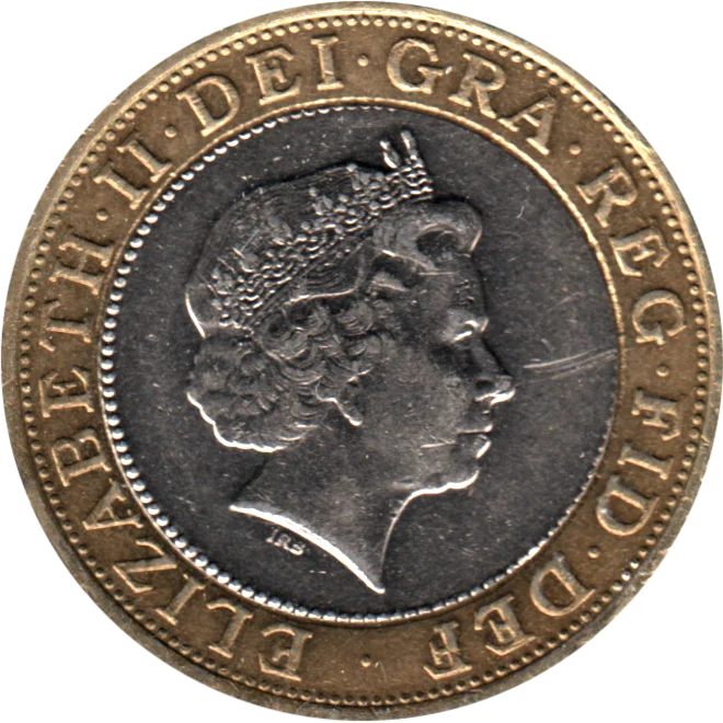 2 Pounds, 2004 Obverse