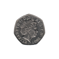 Preview 50 pence, 2007 obverse