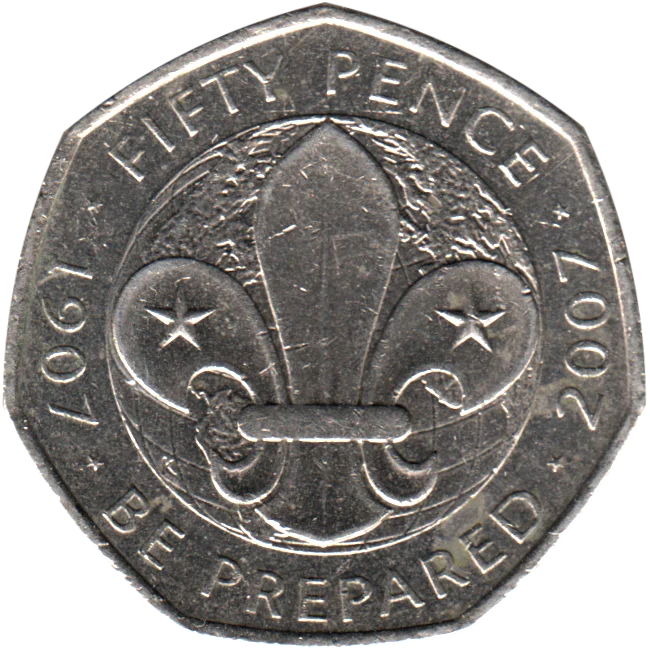 50 pence, 2007 Reverse