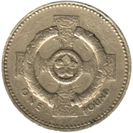 Preview 1 Pound, 1996 reverse