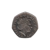 Preview 50 pence, 2007 obverse