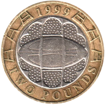 Preview 2 Pounds, 1999 reverse