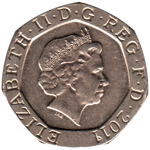 20 pence, 2011 Obverse
