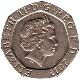 Preview 20 pence, 2011 obverse