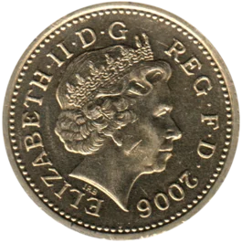 Preview 1 Pound, 2006 obverse