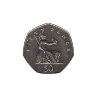 Preview 50 pence, 2005 reverse