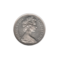 Preview 10 pence, 1974 obverse