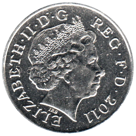 10 pence, 2011 Obverse