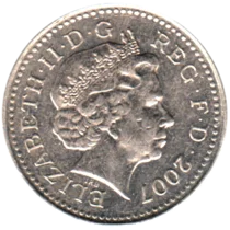 Preview 5 pence, 2007 obverse