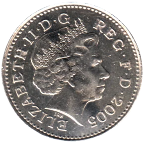 Preview 10 pence, 2005 obverse