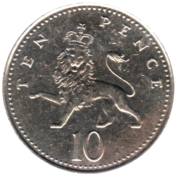 10 pence, 2005 Reverse