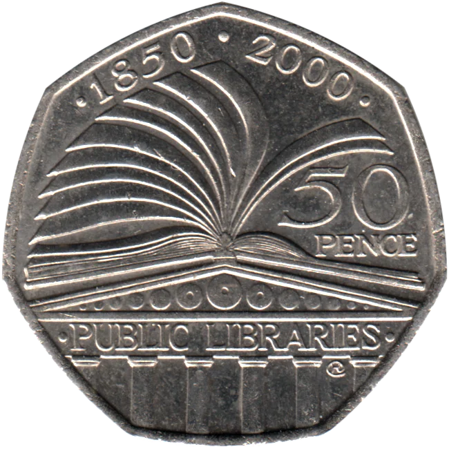 50 pence, 2000 Reverse