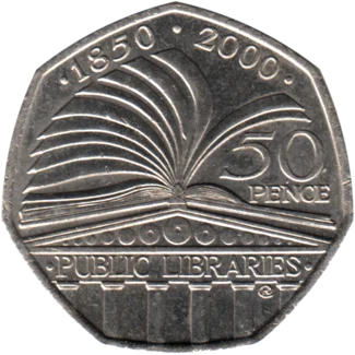 Preview 50 pence, 2000 reverse