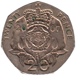 Preview 20 pence, 2007 reverse