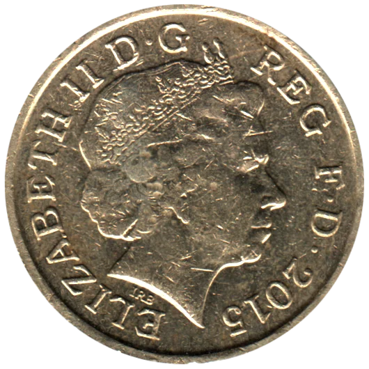 1 Pound, 2015 Obverse