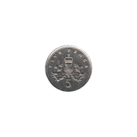 Preview 5 pence, 1995 reverse