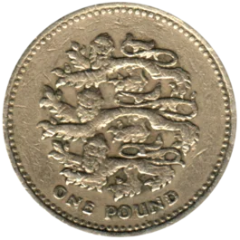 Preview 1 Pound, 1997 reverse