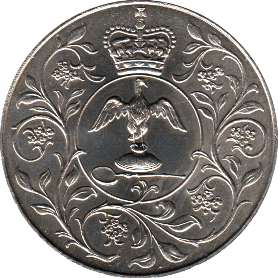 25 pence, 1977 Reverse