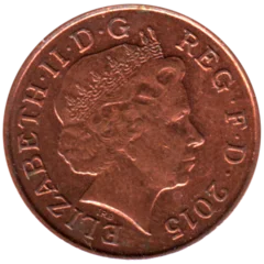 Preview 1 penny, 2015 obverse