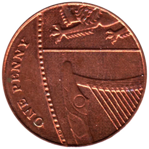 1 penny, 2015 Reverse