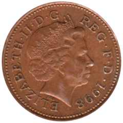 Preview 1 penny, 1998 obverse