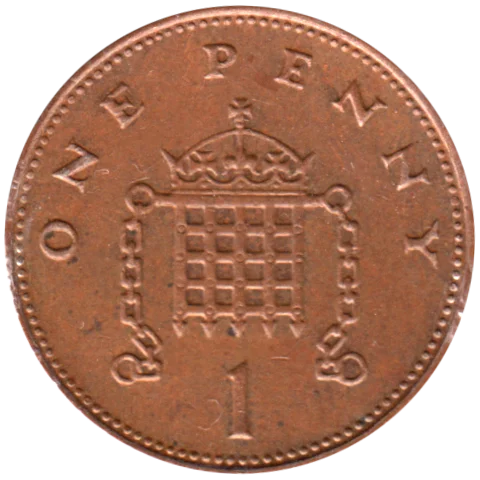 1 penny, 1998 Reverse