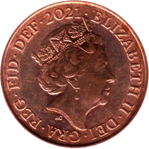 Preview 2 pence, 2021 obverse
