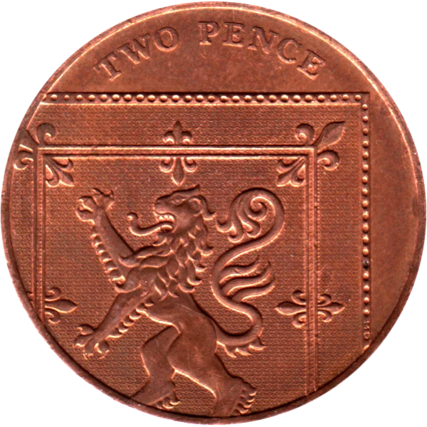 2 pence, 2021 Reverse